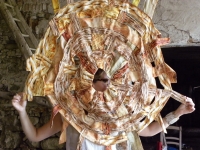 84 x 91  cm, cotone stampato e intre